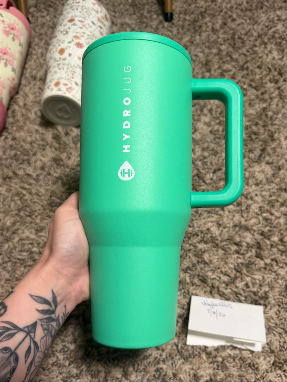 Hydrojug 40 Oz Traveler - Ghost Wintergreen